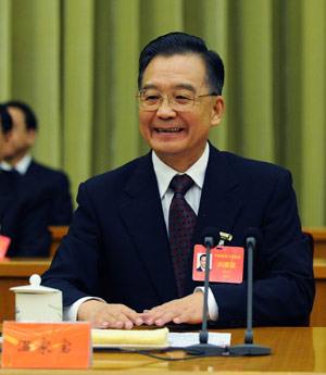 Chinese Premier Wen Jiabao deliveres a speech at China's 2007 Central Economic Work Conference which is held in Beijing, capital of China, from Dec. 3 to Dec. 5, 2007.